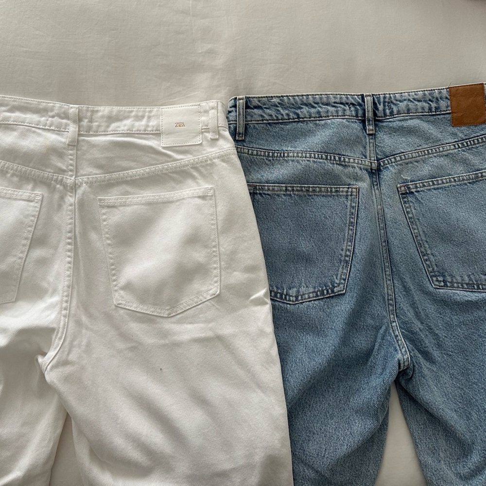 Straight leg jeans